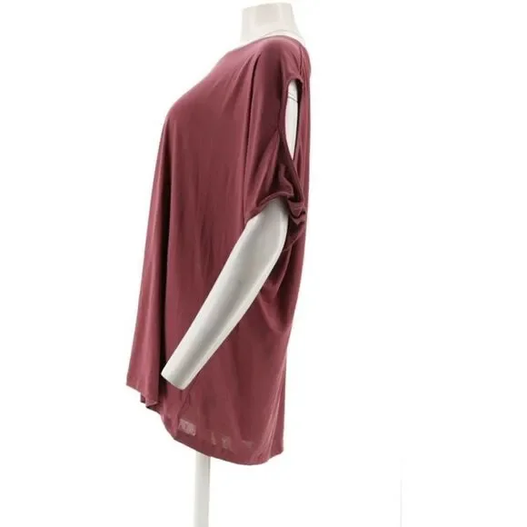 Lisa Rinna Collection Split Sleeve Knit Top - Picture 3 of 5